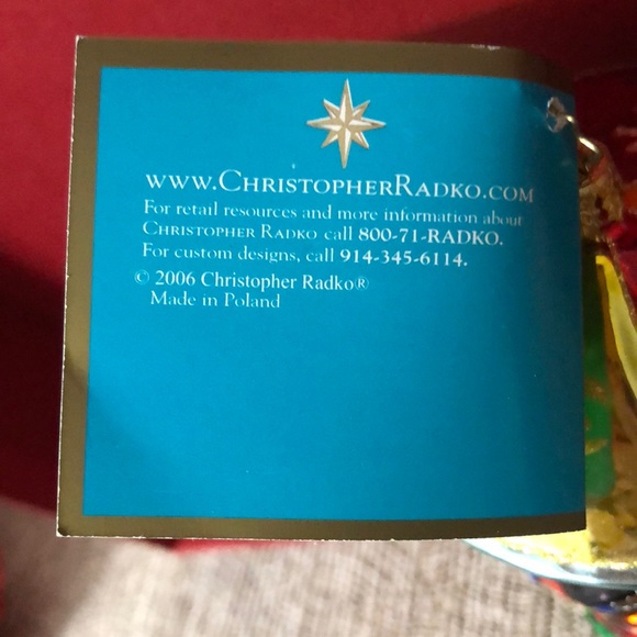 CAROUSEL OF HOPE 2006 CHRIST RADKO TREE DECOR - Picture 10 of 12